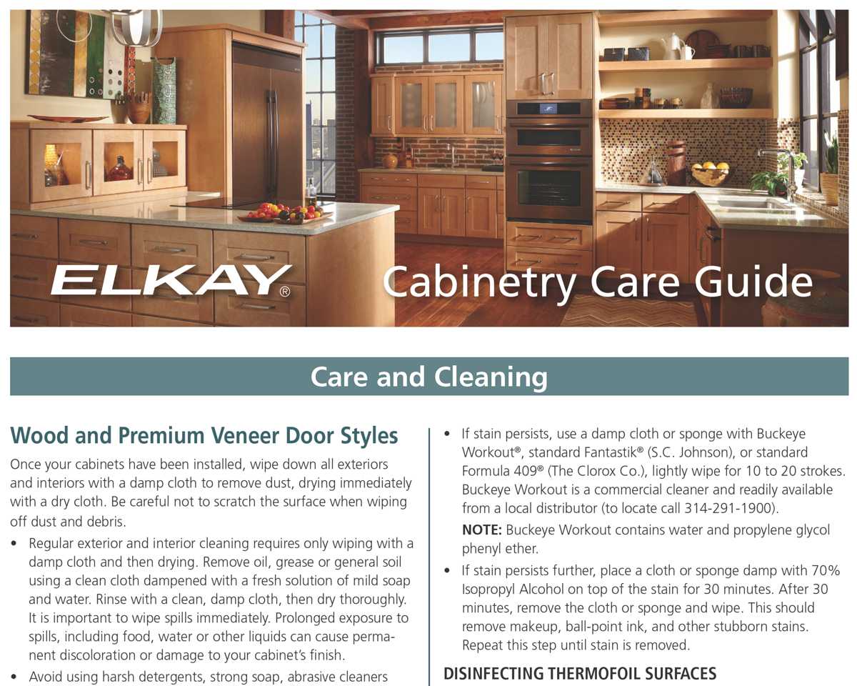 Care and Cleaning Guide